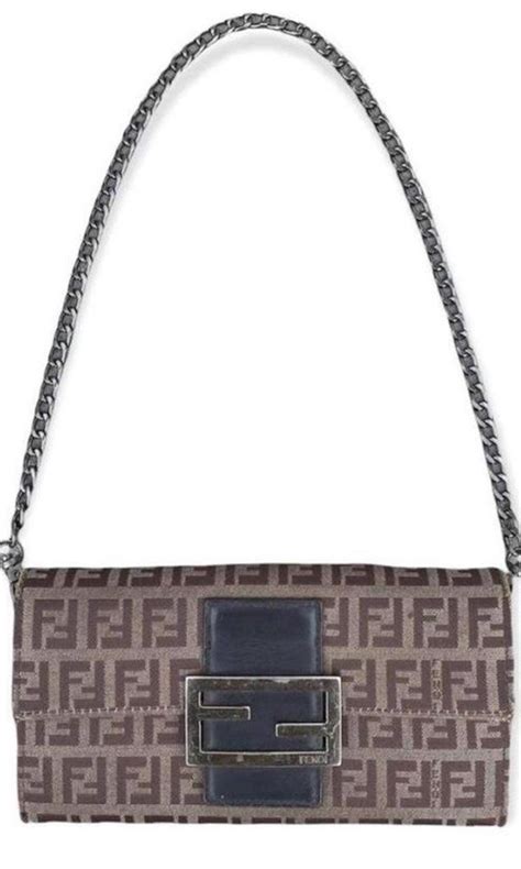 fendi chain shoulder bag|fendi shoulder bag vintage.